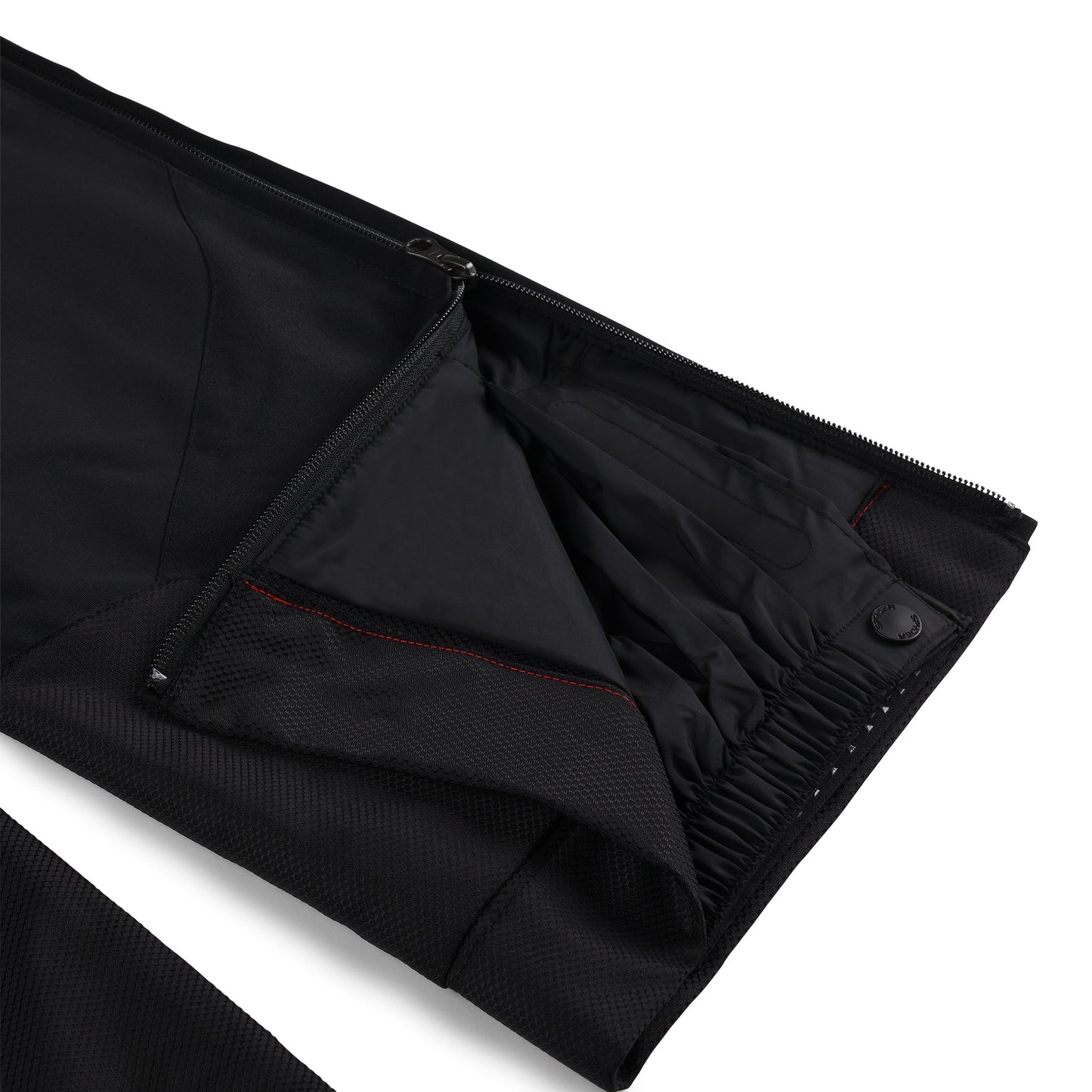 Jungen-Schutzhose mit seitlichem Reißverschluss – Schwarz
