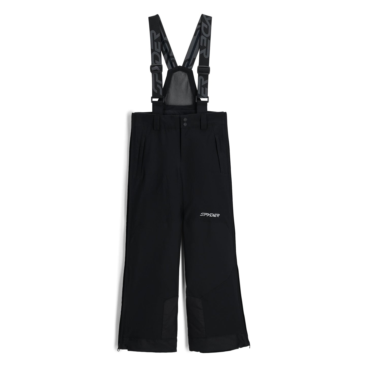 Jungen-Schutzhose mit seitlichem Reißverschluss – Schwarz