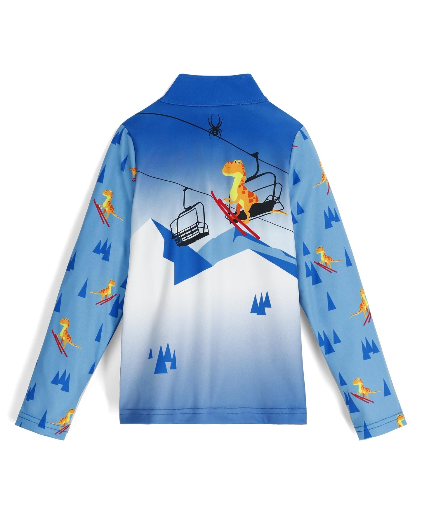 Pull demi-zip international pour garçon - Cobalt T-Rex