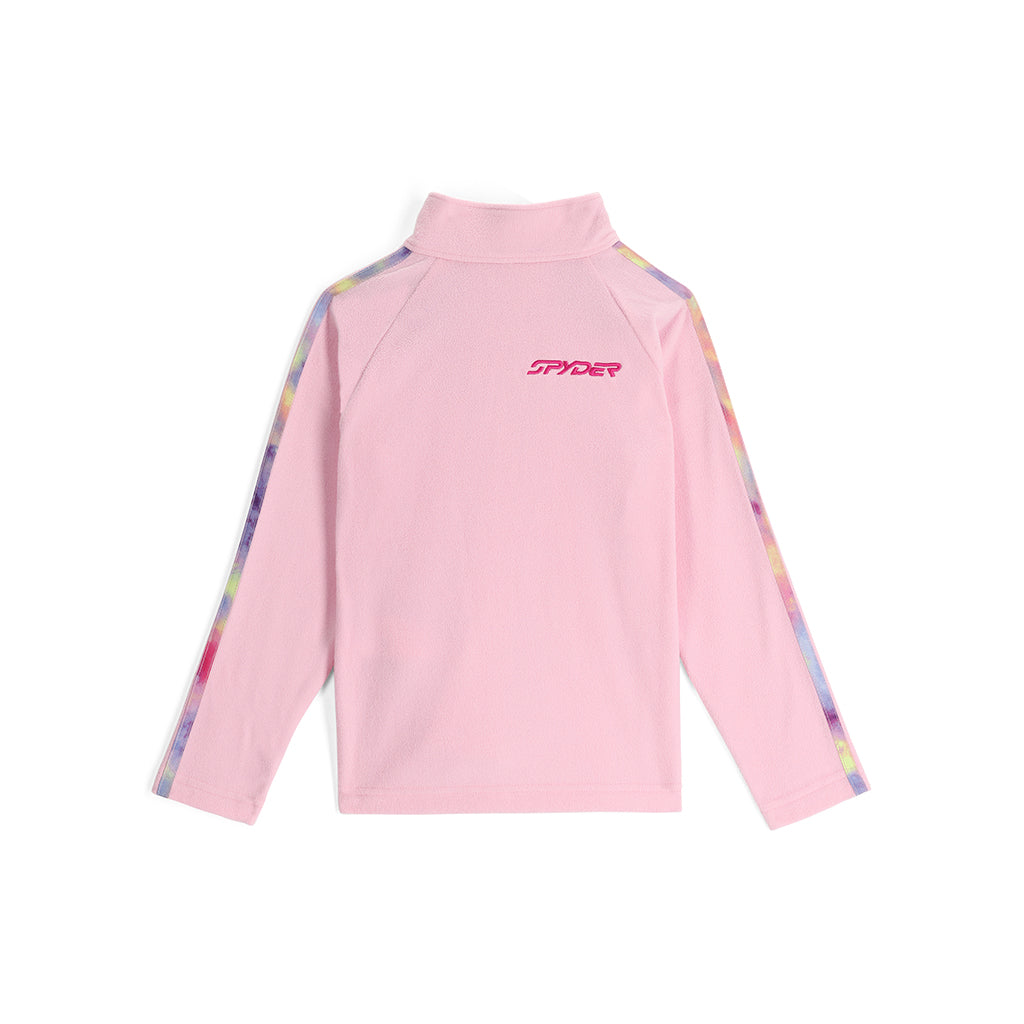 Speed ​​Fleece-Fleece für kleine Kinder mit halbem Reißverschluss – Zartrosa